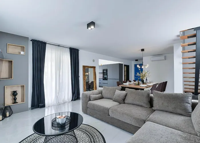 Beautiful New With A Pool, Near Sandy Beach, Large Garden - By Traveler Tourist Agency Krk Id 2384 Villa