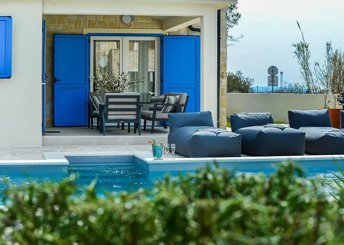Beautiful New With A Pool, Near Sandy Beach, Large Garden - By Traveler Tourist Agency Krk Id 2384 Villa